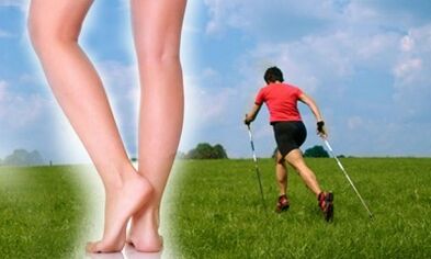 Allowed walking types for varicose veins